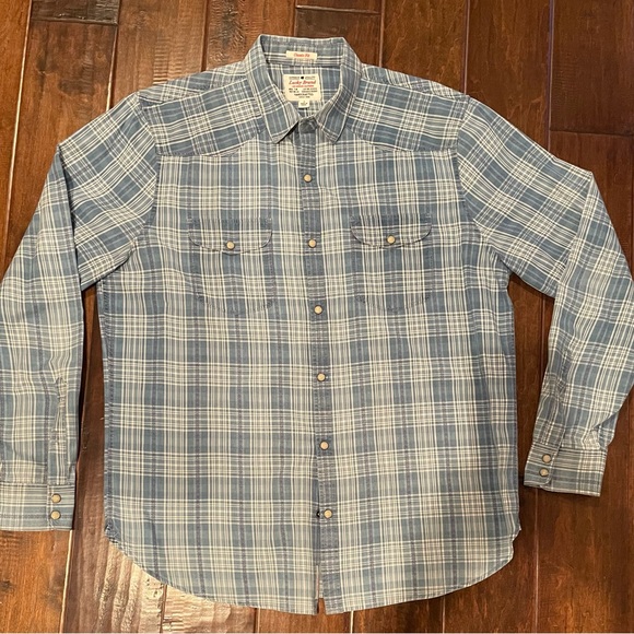 Buffalo David Britton Mens Lrage Button Down - Picture 1 of 2